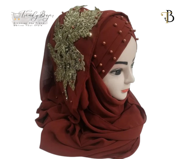 Fancy Georgette Chiffon Turkish Hijab